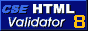 All web pages are verified by CSE HTML Validator Pro 10.0.